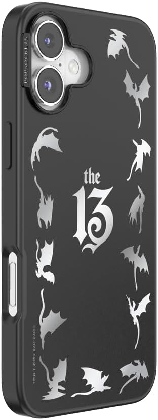 PopSockets iPhone 16 Plus Phone Case with MagSafe, Wireless Charging Compatible, Dragon - The 13