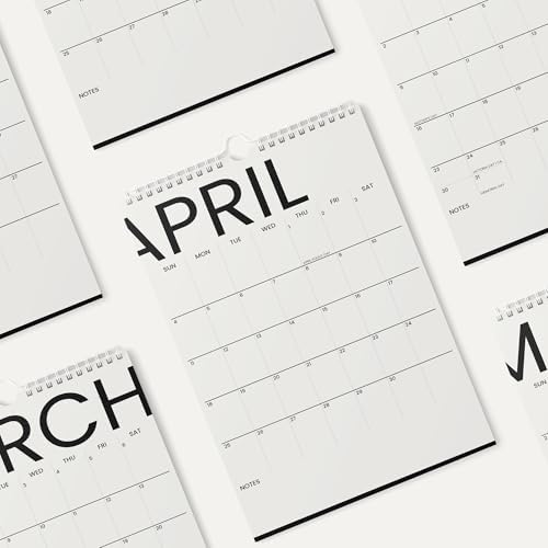 Karto Wall Calendar 2026-2027 11x17 in - Big Text
