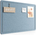 Fluxynara 23.6" x 17.1" Bulletin Board, Dusty Blue