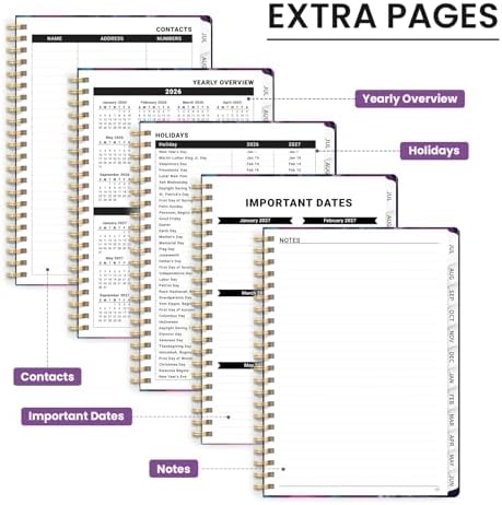 ZOTIA Planner 2026-2027 Jul 2026-Jun 2027 Academic Monthly & Weekly Planner
