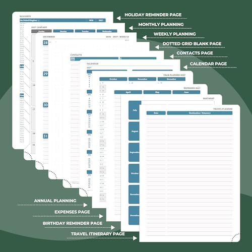 Planner 2026-2027 Daily Daily Weekly and Monthly,11.5"x8.5"
