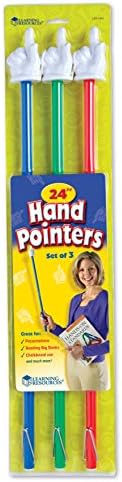 Learning Resources 24" Hand Pointers, Set of 3