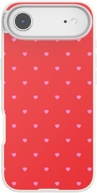 PopSockets iPhone 17 Air Phone Case with MagSafe- Cherry Pop | Magnetic, Wireless Charging, Camera & Drop Protection, Cherry, Fruit, Electronic Accessories, For iPad/Kindle/iPhone/Android