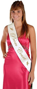 Prom Court Satin Sash Party Accessory (1 count) (1/Pkg)