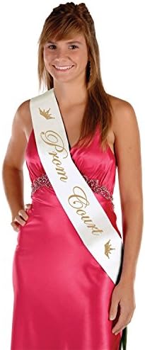 Prom Court Satin Sash Party Accessory (1 count) (1/Pkg)