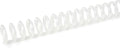 Rayson PROC1230CR Click Binding Spines, 3:1 Pitch, 1/2" Diameter, 90 Sheets Binding Capacity, Clear, 30/Box