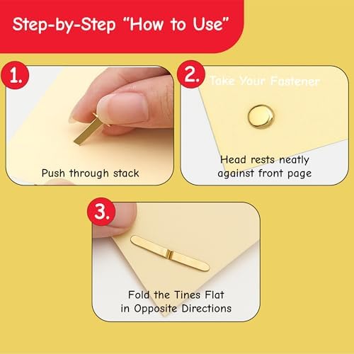 Charles Leonard Fasteners, Round Head, Brass Plated, 1/2 Inch Shank, 8 MM Head, 100-Pack (2R-BP)