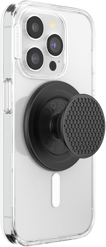 PopSockets Phone Grip for MagSafe, Magnetic Holder- Speakerbox | Removable, For Kindle / Android / iPhone, With Magnet, Black, Electronic Accessories, For iPad/Kindle/iPhone/Android