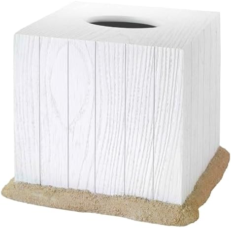 Avanti Linens - Tissue Box Cover, Beach Inspired Bathroom Decor (Beach Mode Collection)