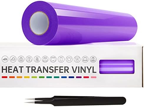 VinylRus Heat Transfer Vinyl, Purple, 12" x 20ft