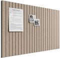 Bumusty 36"x 24" Large Felt Bulletin Board Tiles,Taupe