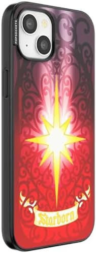 PopSockets iPhone 15 Plus Phone Case with MagSafe- Mirror Starborn | Magnetic, Wireless Charging, Camera & Drop Protection, Acotar, Throne, Glass, Sarah, Bookish