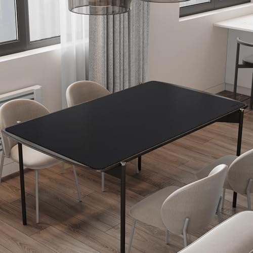 Mydours Giant Desk Mat, 63 x 28-inch Extended PU Leather Desk Pad, (Black)