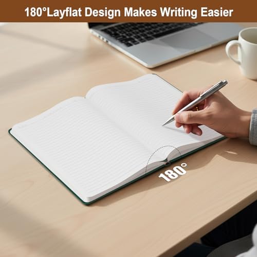ViVin 6 Pack A5 Hardcover Lined Notebook,192 pg College Ruled 5.5x8.3