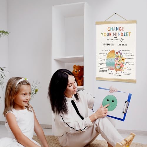 You found a duck Mental Health Motivational Wall Art,Happy Chemicals Poster, Therapy & Counseling Office Decor, School Counselor Supplies, Psychology Classroom Must Haves 14x18.5in (BG021)