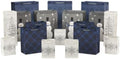 Hallmark Assorted Christmas Gift Bags Bulk - Snowflake, Tree, Snowman, Plaid (18 Gift Bags: 5 Small 5", 4 Medium 8", 4 Large 11", 3 XL 14", 2 Bottle Bags) for Holiday Parties, Hanukkah, Weddings