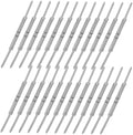 ARTIBETTER 50pcs Binders Office Folder Brackets Self Adhesive Prong Fasteners File Binder Clips