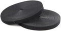 StarTech.com 100ft. Hook and Loop Roll - Cut-to-Size Reusable Cable Ties - Bulk Industrial Wire Fastener Tape - Adjustable Fabric Wraps - Black (HKLP100)