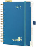 POPRUN 2027 Daily Planner One Page Per Day, 5.75" x 8.5" Calendar Book