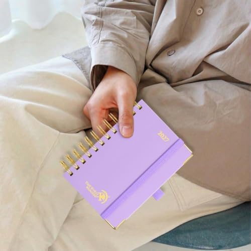 POPRUN 2027 Daily Planner One Page Per Day, 4.25" x 6.25" Small Calendar