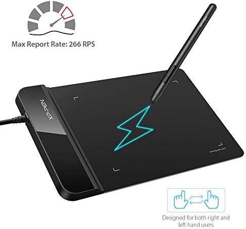 Drawing Tablet XPPen G430S OSU, Graphic Drawing Tablet with 8192 Levels Pressure Battery-Free Stylus, 4 x 3 inch Ultrathin, for OSU Game, Online Teaching Compatible with Window/Mac Black