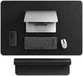 Mydours 36" x 24" XL Large Desk Mat - PU Leather Full Desk Mouse Pad, Black
