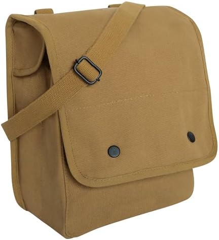 Rothco Canvas Map Case Shoulder Bag with Organizer Pocket
