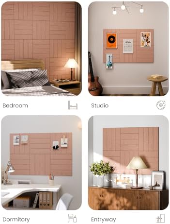 Fluxynara Felt Bulletin Board & Cork Board Alternative, Boho