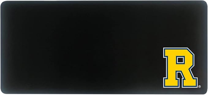 University of Rochester Classic Cloth Desk Mat, Durable Office Supplies, Non-Slip Base, Responsive Desk Pad with Smooth Cloth Surface, Black