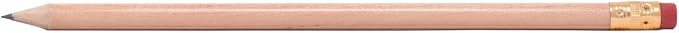 Pencil Guy Round Natural Blank Sharpened Pencils