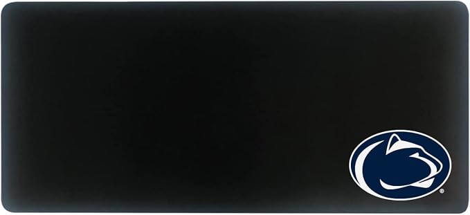 Penn State University Classic Cloth Desk Mat, Durable Office Supplies, Non-Slip Base, Responsive Desk Pad with Smooth Cloth Surface, Black