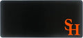 Sam Houston State University Classic Cloth Desk Mat, Durable Office Supplies, Non-Slip Base, Responsive Desk Pad with Smooth Cloth Surface, Black