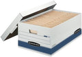 Bankers Box 12-Pack Medium-Duty File Storage Boxes, 24in Legal, FastFold