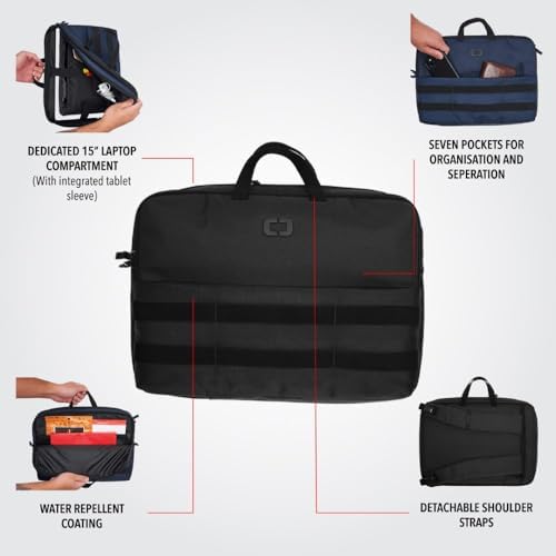 OGIO Pace Pro 10 Briefcase Backpack Black
