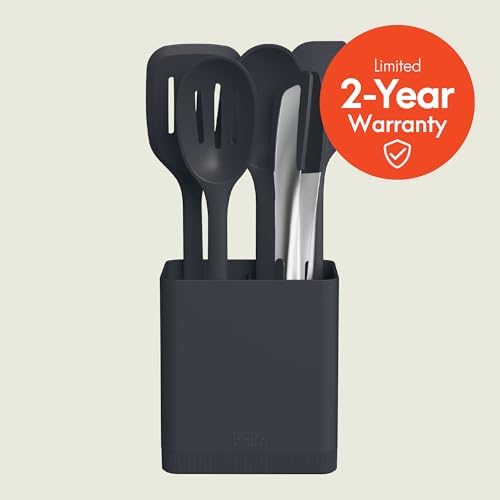 bella 6 Piece Modular Tool Set, Non-Toxic, Heat safe to 425°F, Slate