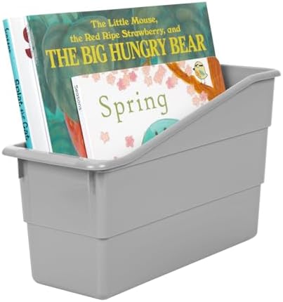 Really Good Stuff Durable Book & Binder Holders 12-Pack, Pebble