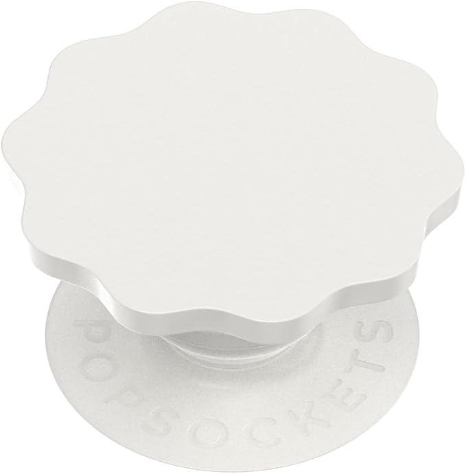 PopSockets Adhesive Phone Grip, Holder- Horchata | Secure Comfortable Hold, Anti-Drop, Kickstand, White, Electronic Accessories, For iPad/Kindle/iPhone/Android