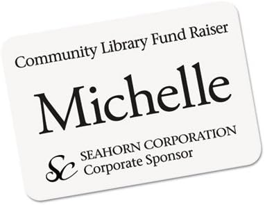 Avery EcoFriendly Recycled Name Tags, 2-1/3" x 3-3/8", White, Removable Adhesive, 80 Printable Name Badges (48395)