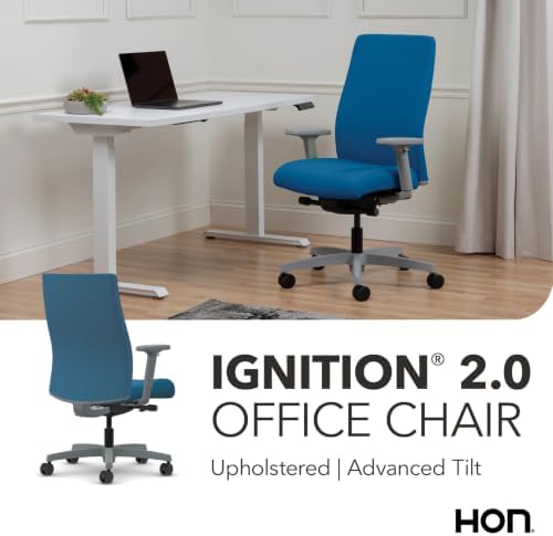 HON Ignition 2.0 Ergonomic Office Chair, Lumbar Support, Peacock