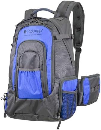 FROGG TOGGS Fishing Sling Pack, Easy Hands-free Fishing Tackle Storage Bag With Water Bottle Pocket