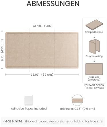 Fluxynara 35" x 17.1" Bulletin Board, Taupe