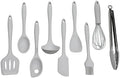 Chef Craft - Premium Silicone Kitchen Tools and Utensils Set, Non-Scratch, Withstands Temperatures up to 450°F, BPA-Free, 9 Piece Cooking Utensils Set, Gray