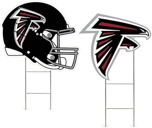 NFL Logo & Helmet 2 Pack Yard Sign Set