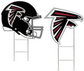 NFL Logo & Helmet 2 Pack Yard Sign Set