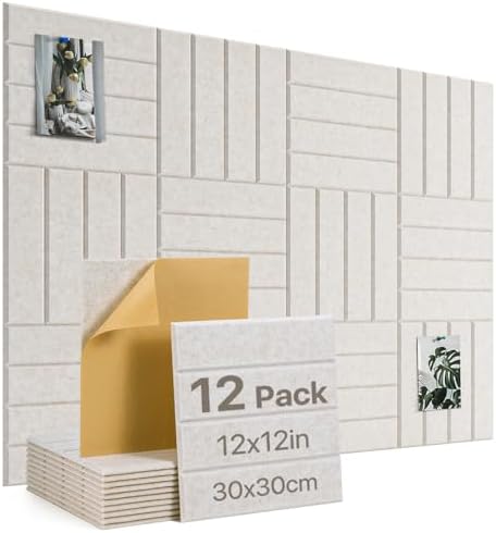 Cork Board, 48"x36" Felt Bulletin Board with Self Adhesive Camel