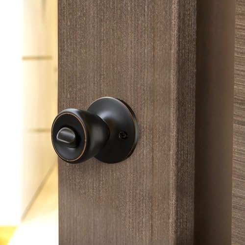 Design House Terrace Privacy Door Knob, Oil Rubbed Bronze