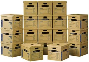 Bankers Box 20-Pack Medium Classic Moving Boxes with Reinforced Handles