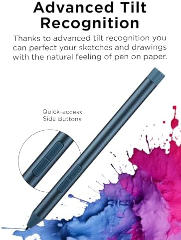 Lenovo Digital Pen 3 for Laptops, Supports Multiple Protocols, Advanced Tilt Recognition, Tidal Teal