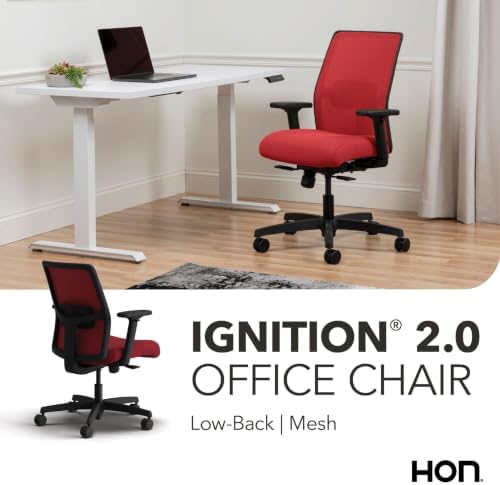 HON Ignition 2.0 Low Back Ergonomic Office Chair, Desk Chair, Bullseye