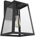 Design House Branson Outdoor Wall Light, Black